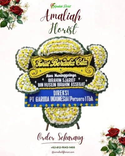 Papan Bunga Duka di Wirobrajan
